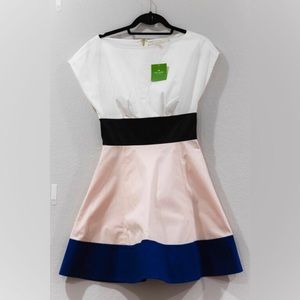 NWT Kate Spade Fiorella Colorblock Dress